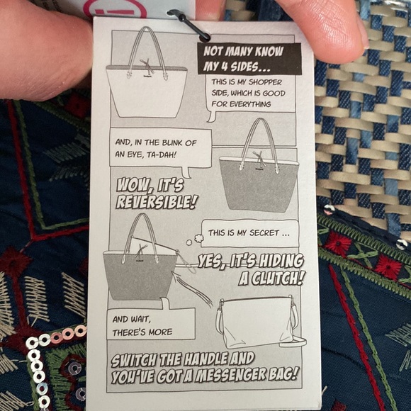 BNWT Desigual exotic capri bag and clutch - Picture 7 of 17